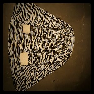 Zebra Striped Bath Robe